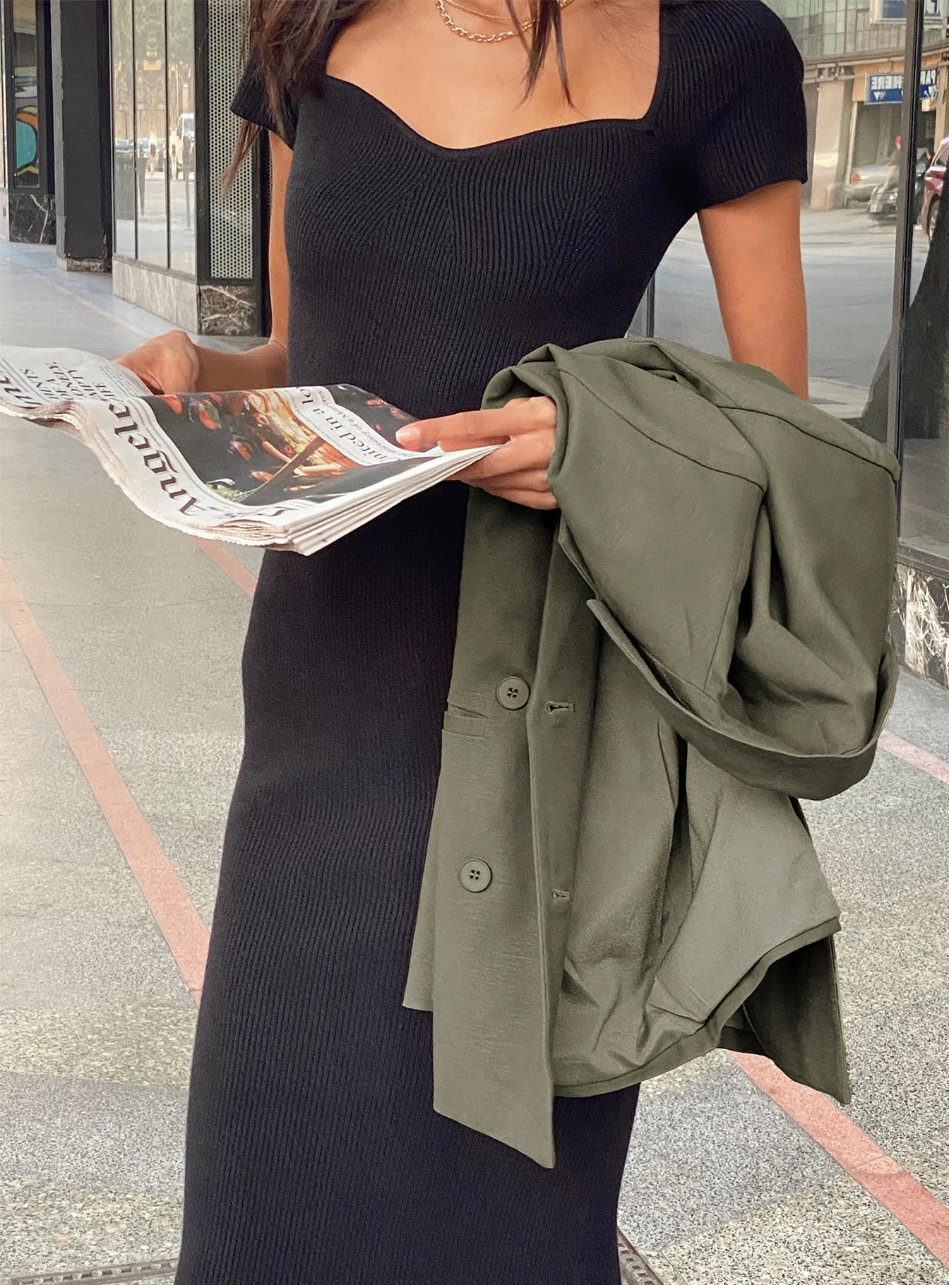 Princess Polly Ellisen Midi Dress Black 9 Princess Polly Ellisen Midi Dress Black - Image 7