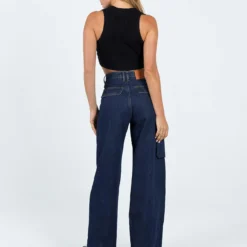 Princess Polly Yola Denim Jeans -Cheap Clothifyx Store 4 modelinfo saskia us2 b4a415ac d5bb 460f 90cb a7c1e000d48b