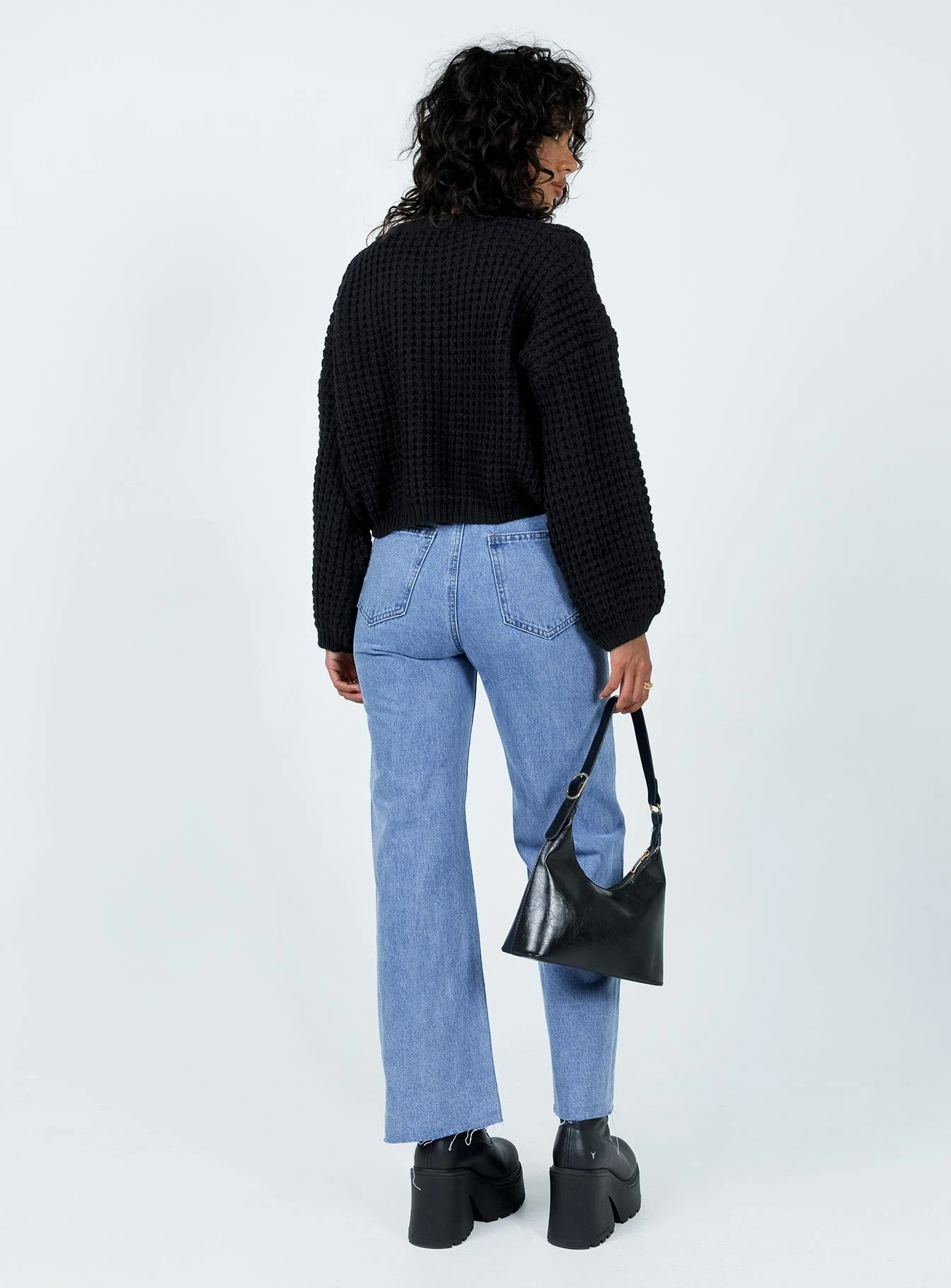 Princess Polly Boundless Denim Jeans Mid Wash 6 Princess Polly Boundless Denim Jeans Mid Wash - Image 4