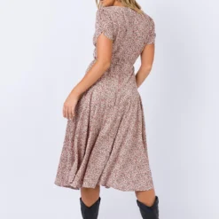 Princess Polly Falleni Midi Dress Red/White 9 Princess Polly Falleni Midi Dress Red/White -Cheap Clothifyx Store 4 121 135