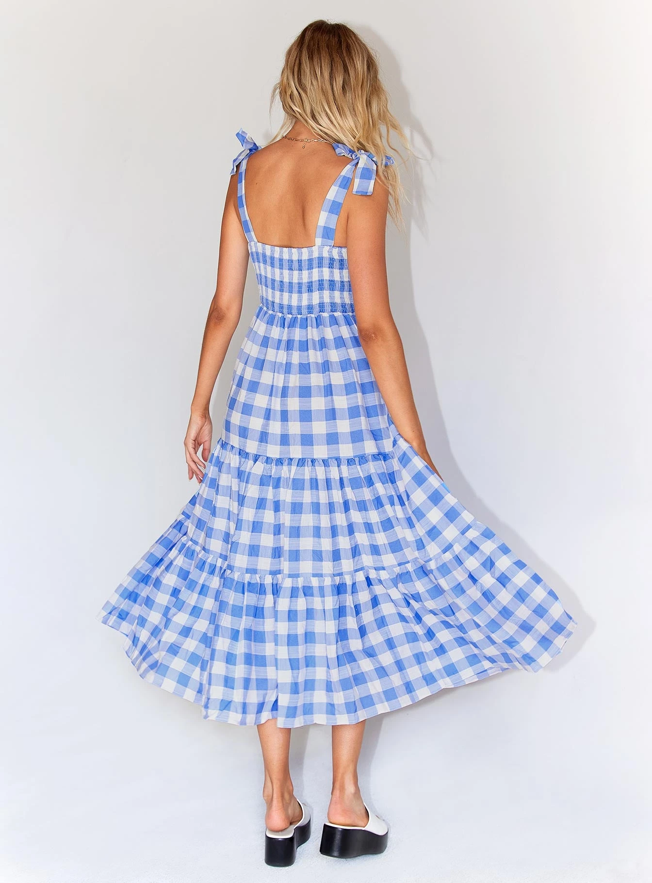 Princess Polly Rae Midi Dress Blue 6 Princess Polly Rae Midi Dress Blue - Image 4