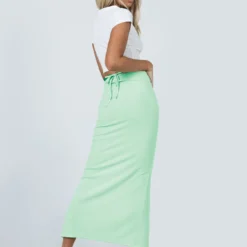 Princess Polly True Intentions Maxi Skirt Sage -Cheap Clothifyx Store 4 915feef0 96d3 4e21 bf96 ba5bd2cd0177