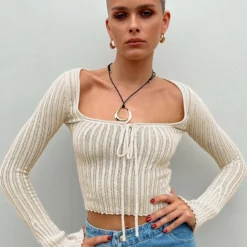 Princess Polly Mellow Long Sleeve Top Cream 13 Princess Polly Mellow Long Sleeve Top Cream -Cheap Clothifyx Store 5 modelinfo Kiana us2 3646f366 233c 441c a128 743d499649bc