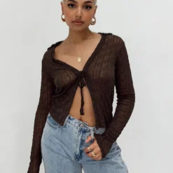 Princess Polly Marcos Long Sleeve Top Brown 13 Princess Polly Marcos Long Sleeve Top Brown -Cheap Clothifyx Store 5 modelinfo Sarah us6 f9919852 d215 46ab 9564 95c9b8cc183a