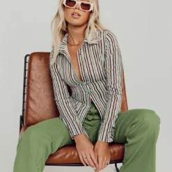 Princess Polly Anni Stripe Shirt Multi -Cheap Clothifyx Store 7 64d994bc 7639 4046 ac3e 77d132dc0f8a