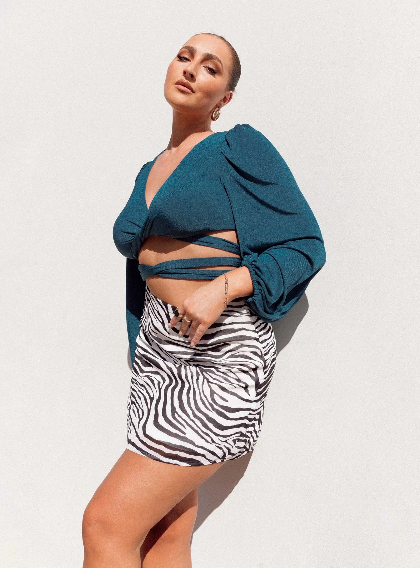 Princess Polly Adi Long Sleeve Top Blue 8 Princess Polly Adi Long Sleeve Top Blue - Image 6