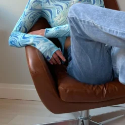 Princess Polly Cardin Long Sleeve Top Blue