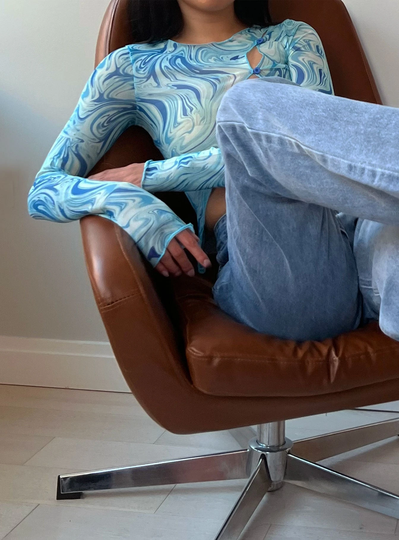 Princess Polly Cardin Long Sleeve Top Blue 3 Princess Polly Cardin Long Sleeve Top Blue