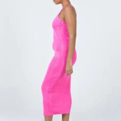Everlast Midi Dress Hot Pink -Cheap Clothifyx Store EVERLAST 3