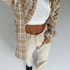 Princess Polly Mila Shirt Multi -Cheap Clothifyx Store MILA SHIRT MULTI GLENORCHY DENIM JEANS BEIGE 6