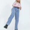 Princess Polly Mollie Asymmetric Denim Jeans