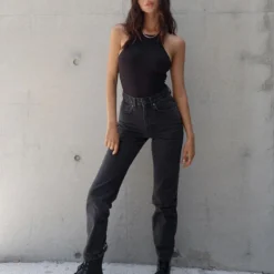 The Ragged Priest Ragged Priest Butt Cut Jean -Cheap Clothifyx Store RAGGED PRIEST BUTT CUT JEAN AUBREY BODYSUIT