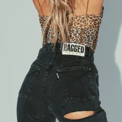 The Ragged Priest Ragged Priest Butt Cut Jean -Cheap Clothifyx Store RAGGED PRIEST BUTT CUT JEAN
