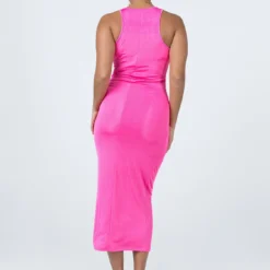 Everlast Midi Dress Hot Pink -Cheap Clothifyx Store everlast 4